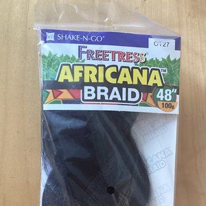 Unopened Africana Braid 48" Braiding Hair Color Ombre Dirty Blond and Dark Brown